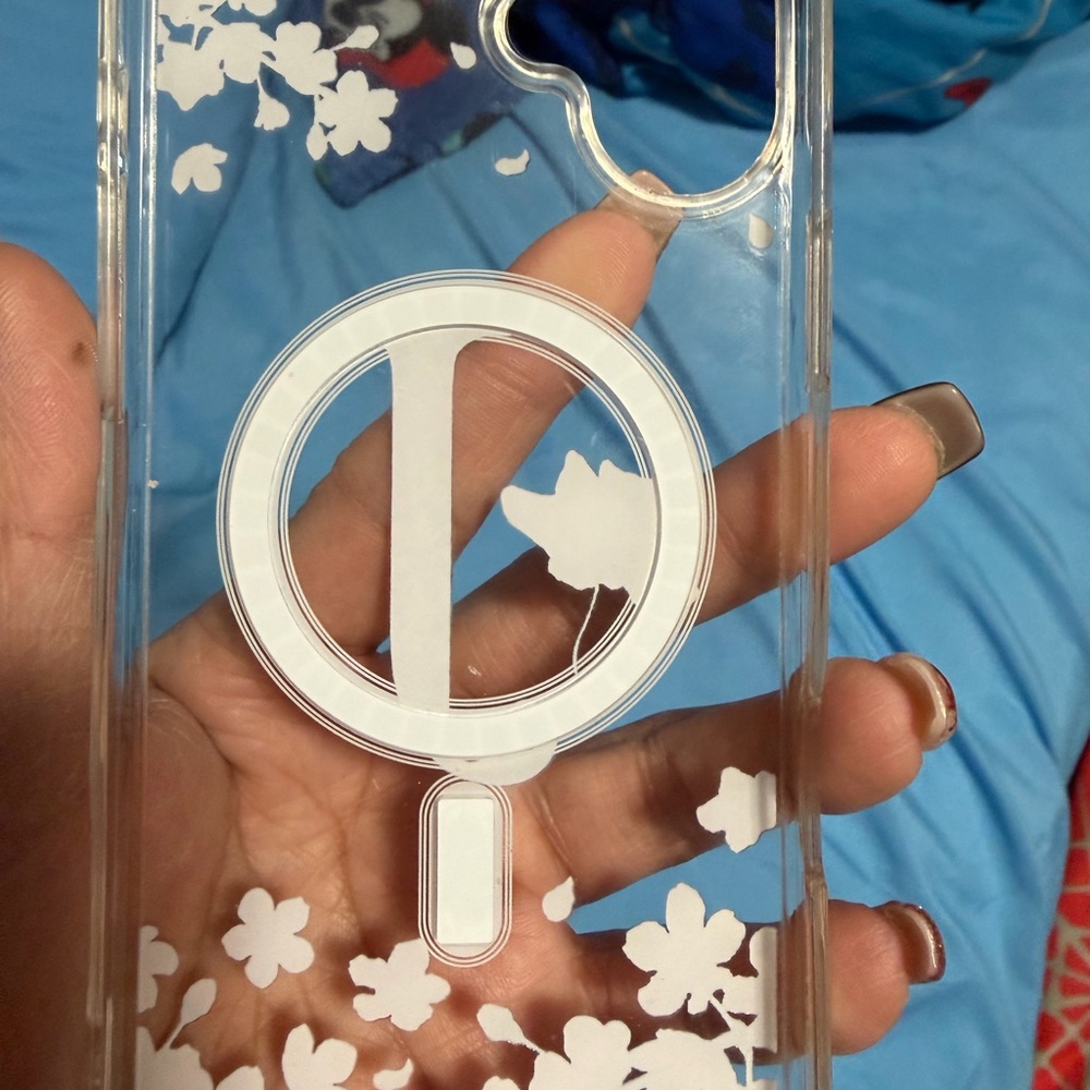 Floral Clear Phone Case